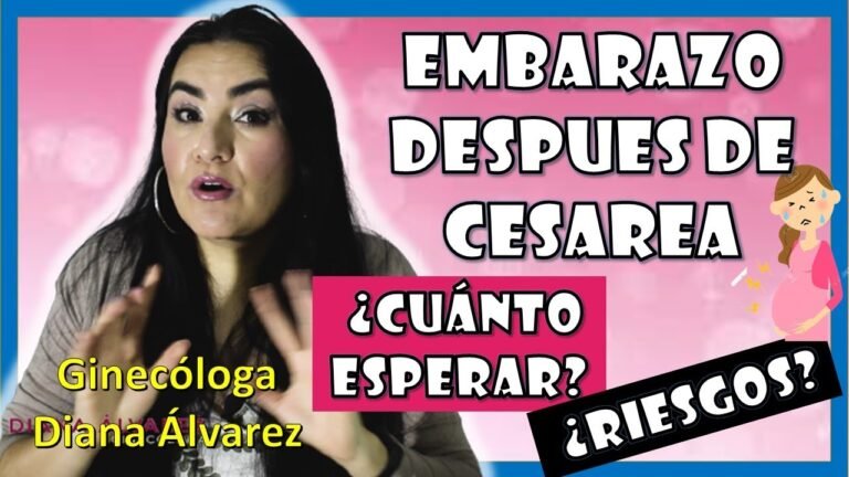 Embarazada después de una cesárea reciente: Lo que debes saber