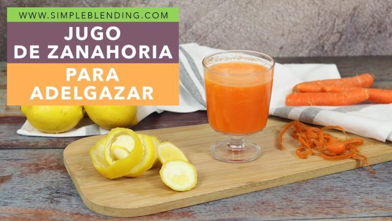 Beneficios del jugo de zanahoria con limón