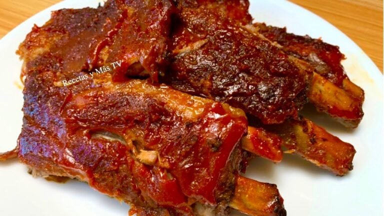 Deliciosas Costillas de Cerdo a la Barbiquiu: Receta Optimizada