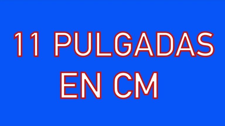 ¿Cuánto es 11 centímetros?