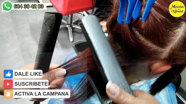 ¿Cuántas veces planchar el cabello con keratina?