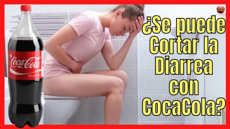 ¿Es seguro tomar Coca Cola si tengo diarrea?