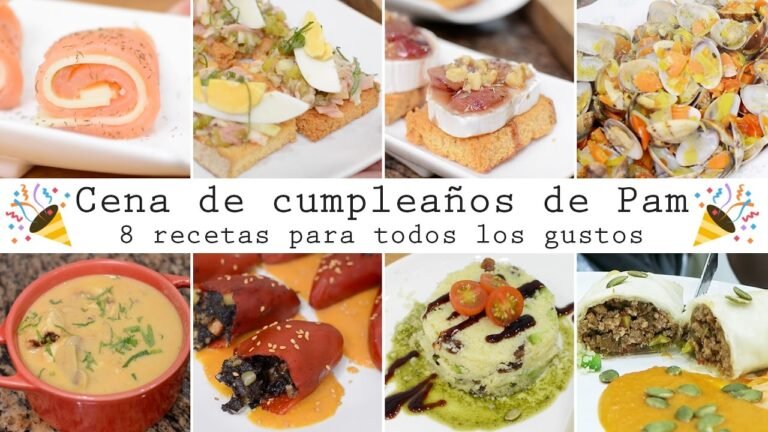 Comida ideal para celebrar en cumpleaños