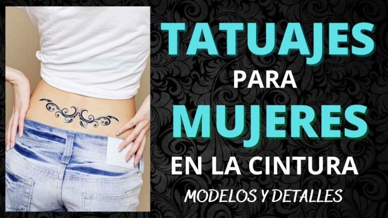 Tatuajes delicados en la cintura para mujeres