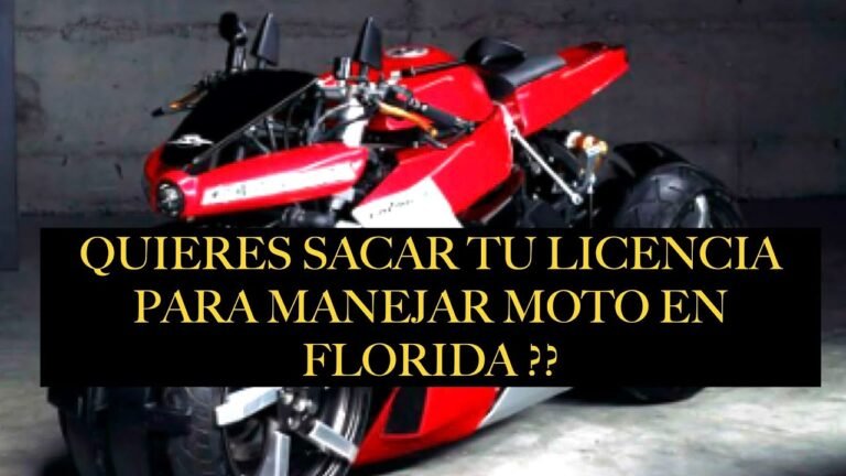 Requisitos de licencia para manejar moto 50cc