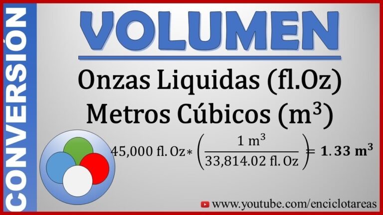 Conversión de onzas a centímetros cúbicos: ¿Cuánto es?