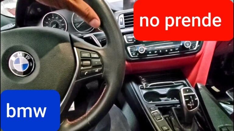 Soluciones para cuando tu BMW no enciende: Guía rápida