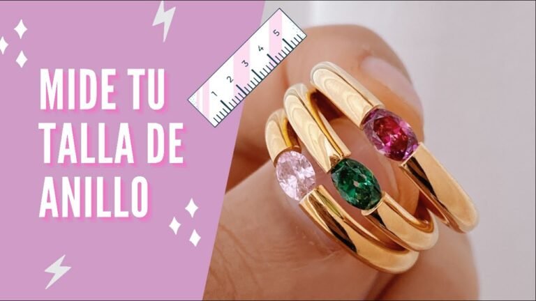 Guía para medir tu dedo y elegir el tamaño perfecto de anillo