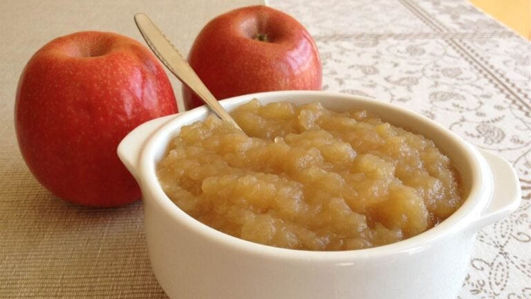Beneficios del Puré de Manzana para la Diarrea
