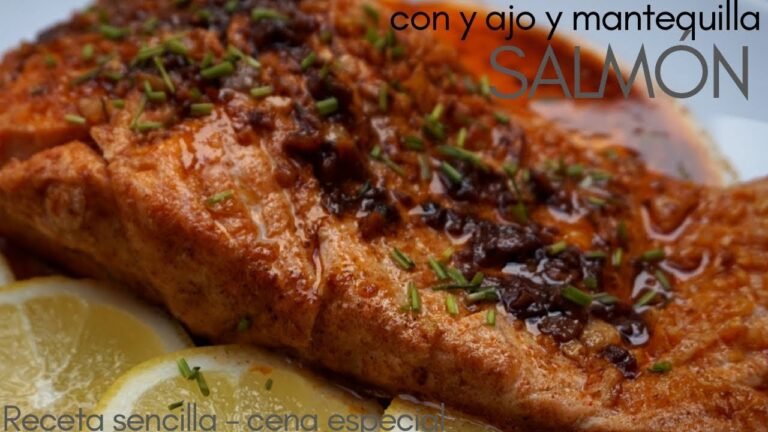 Delicioso salmón a la mantequilla: receta de sartén