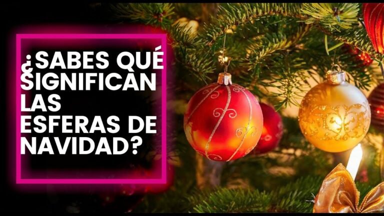 El significado de las esferas en el árbol de Navidad