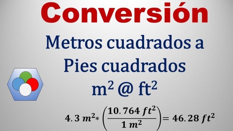 Conversión de metros a pies cuadrados: ¿Cuánto es un metro en pies cuadrados?