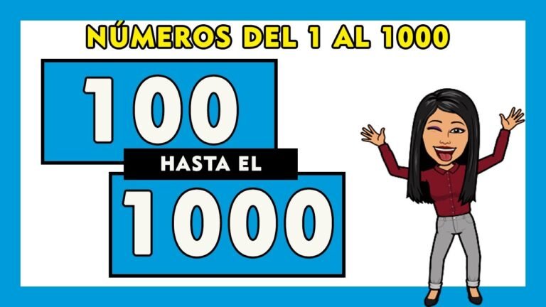 Números del 100 al 1000 en español: Guía completa