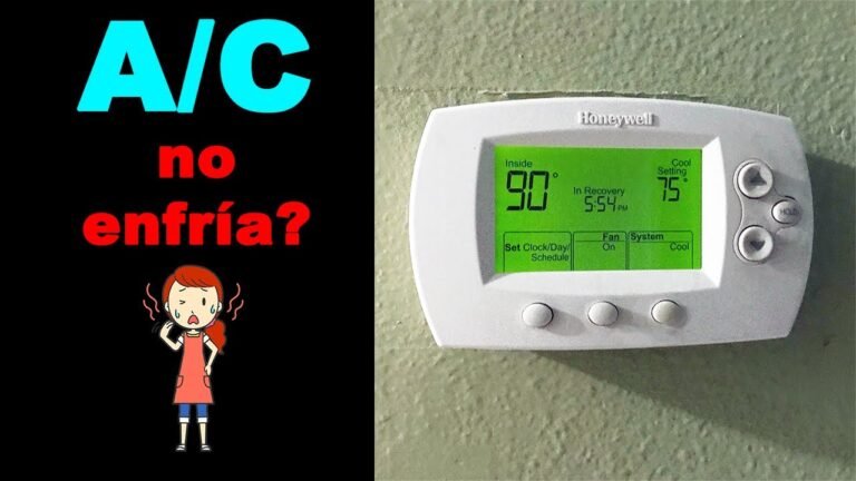 ¿Por qué mi aire acondicionado no enfría? Descubre las posibles causas