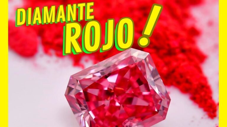 Diamante Rojo vs Rubí: La batalla de las gemas preciosas