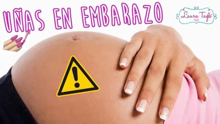 Seguridad y precauciones al aplicar uñas durante el embarazo